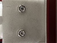 Earrings Gioielleria Dossena  Woman in White Gold Diamante 0.24 Ct OROR-114-253 - OROR-114-253